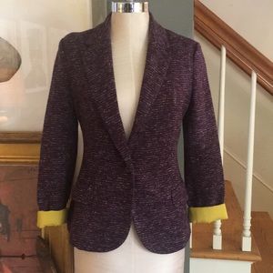 Anthropologie cartonnier knit blazer